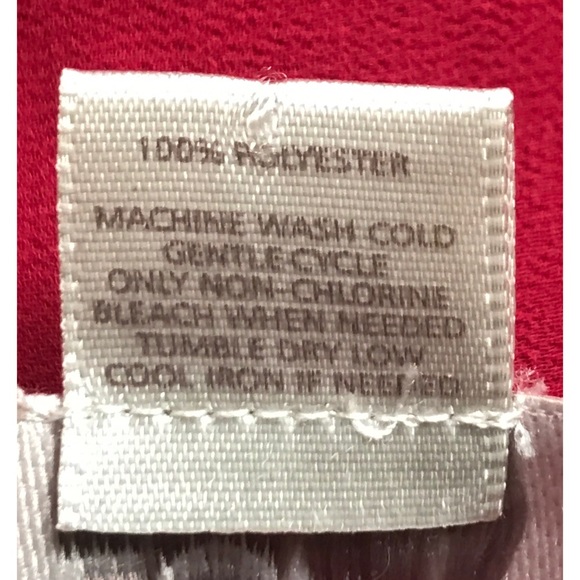 LOFT XS/S Red Black Blouse - Picture 6 of 6